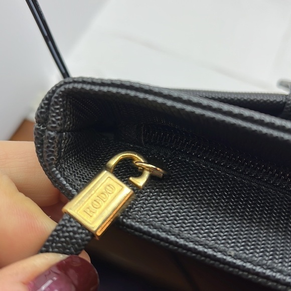 Rodo Vintage New Convertible Clutch Shoulder Crossbody Large Zip Bag - Picture 12 of 13